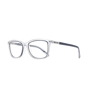 Unisex прозрачни рамки за очила с черни дръжки снимка