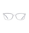 Unisex прозрачни рамки за очила с черни дръжки-1 снимка