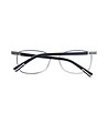 Unisex прозрачни рамки за очила с черни дръжки-2 снимка