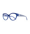 Сини дамски рамки за очила с контрастни дръжки-0 снимка