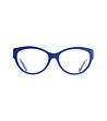 Сини дамски рамки за очила с контрастни дръжки-1 снимка