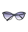 Черни дамски слънчеви очила тип котешко око-2 снимка