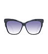 Черни дамски слънчеви очила тип котешко око-1 снимка