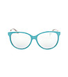 Дамски слънчеви очила с рамки в цвят тюркоаз-1 снимка