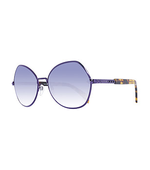 Лилави дамски слънчеви очила с метални рамки Tessa снимка