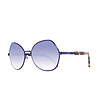 Лилави дамски слънчеви очила с метални рамки Tessa-0 снимка