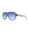 Unisex слънчеви очила със сини рамки-0 снимка