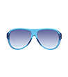 Unisex слънчеви очила със сини рамки-1 снимка