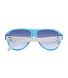 Unisex слънчеви очила със сини рамки-2 снимка