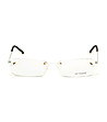 Unisex рамки за очила глазант в бяло и черно-2 снимка