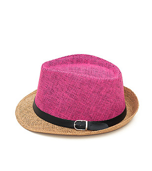 Дамска шапка в розово и бежово Pipa снимка