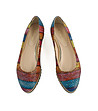 Многоцветни дамски кожени обувки Selma-1 снимка