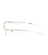 Unisex полурамки за очила в сребристо и бяло-3 снимка