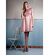 Елегантна къса розова рокля Vera-0 снимка