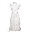 Бяла рокля с копчета Peony-1 снимка