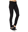 Памучен черен дамски панталон-2 снимка