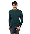 Зелен памучен мъжки пуловер Lonny-0 снимка