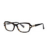 Дамски рамки за очила в кафяво-зелени нюанси-0 снимка
