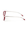 Дамски рамки за очила в червено и сребристо-2 снимка
