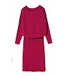 Цикламена рокля от фино плетиво Iwiki-4 снимка