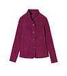 Дамско памучно сако в лилав нюанс Amaranta-4 снимка
