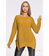 Дамски пуловер в цвят горчица Eileen-0 снимка