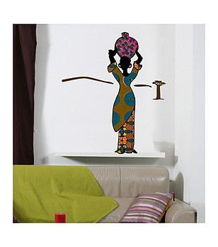 Декоративен стикер Silhouette africaine снимка