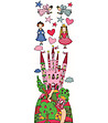 Детски стикер за стена Princess & Fées-1 снимка