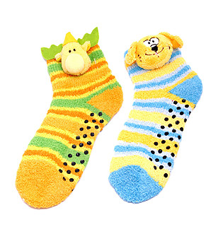 Комплект от 2 чифта детски чорапи Куче и Еленче снимка