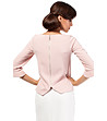 Бледорозова дамска блуза със 7/8 ръкави Celeste-1 снимка