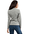 Дамско памучно сако в сив меланж Leona-2 снимка
