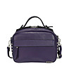 Малка дамска кожена чанта в лилаво Celine-3 снимка