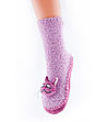 Детски розово-лилави чорапи с декоративно Коте от 24 до 30 номер-0 снимка