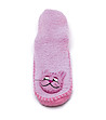 Детски розово-лилави чорапи с декоративно Коте от 24 до 30 номер-1 снимка