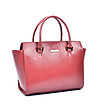 Червена дамска чанта от естествена кожа Aileen-2 снимка
