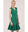 Зелена рокля без ръкави Ramona-3 снимка