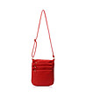 Червена дамска чанта за рамо-0 снимка