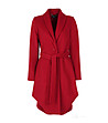 Червено дамско палто Ever-1 снимка