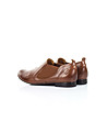 Кафяви кожени обувки с широк ток Vivien-4 снимка