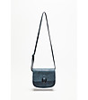 Дамска чанта за рамо в синьо-зелен нюанс-0 снимка