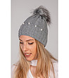 Зимна дамска шапка Olena в сиво-0 снимка