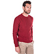 Мъжки пуловер в червено Cesare-3 снимка