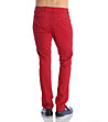 Мъжки памучен панталон в червено Ony-1 снимка