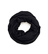 Черен кръгъл дамски шал Beattie-0 снимка