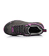 Кожени дамски обувки в тъмносиво и лилаво Tray-1 снимка