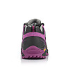 Кожени дамски обувки в тъмносиво и лилаво Tray-3 снимка