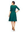 Зелена разкроена рокля Shauna-1 снимка