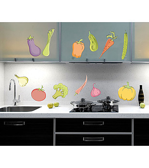 Декоративен стикер за кухня Légumes снимка