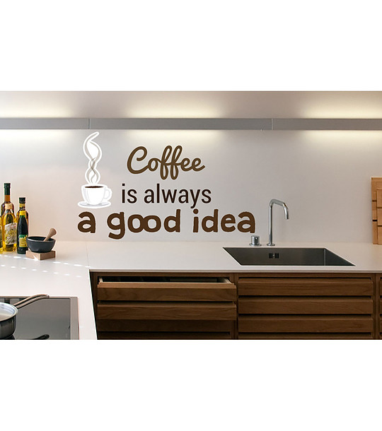 Декоративен стикер Coffee idea снимка