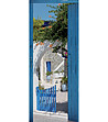 Стикер за врата Синята къща-1 снимка